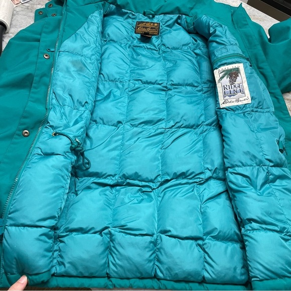 Eddie Bauer Gore-Tex Ridge Line Premium Goosedown Down Jacket Hooded Coat Parka - Picture 5 of 14